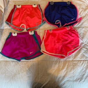 Nike Pink and Blue Athletic Shorts